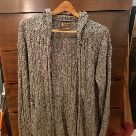 Cable knit zip up hoodie - Picture 3 of 6